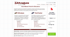 Desktop Screenshot of ezanalyze.com