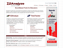 Tablet Screenshot of ezanalyze.com